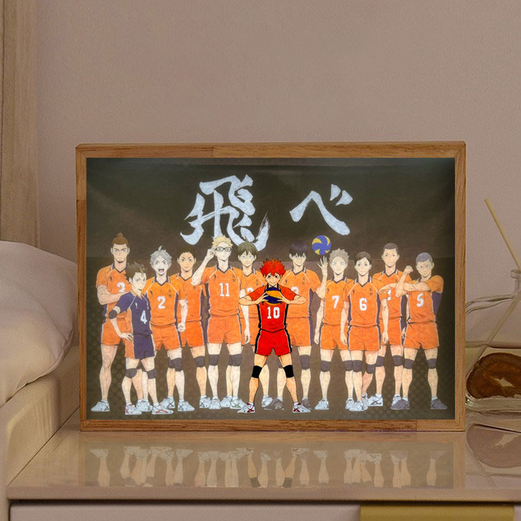 夕暮れの光と影のフレーム【ハイキュー】