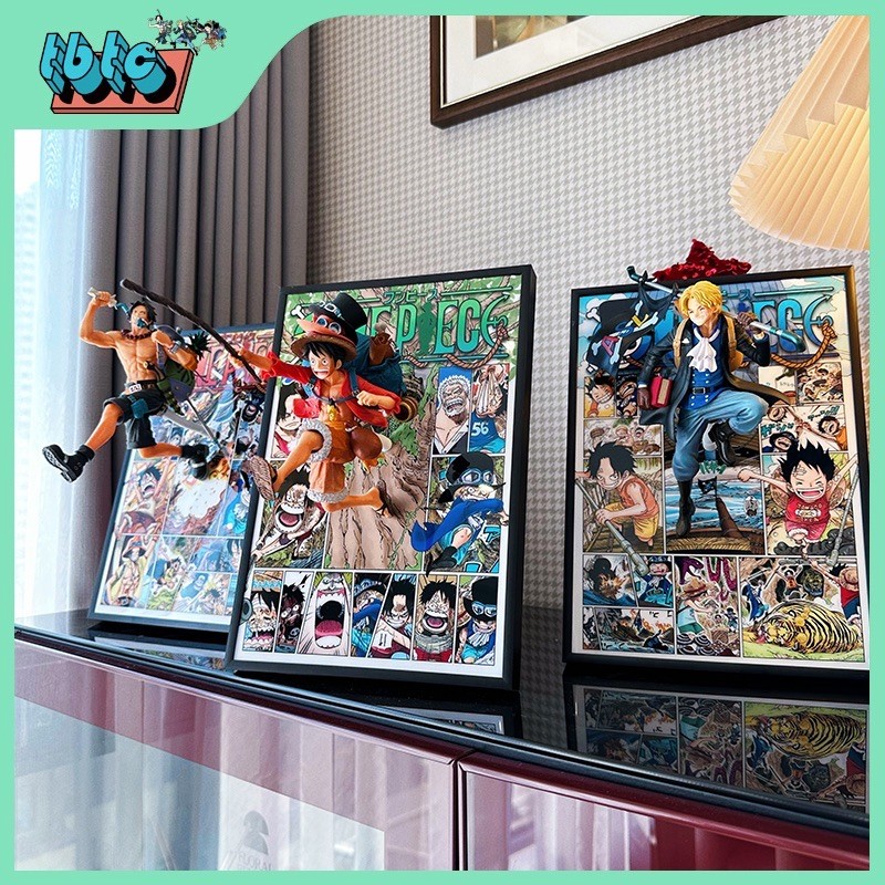 ワンピース　ONE PIECE　ワノ国編　立体 3D  絵画 3D 立体絵【ワンピース】