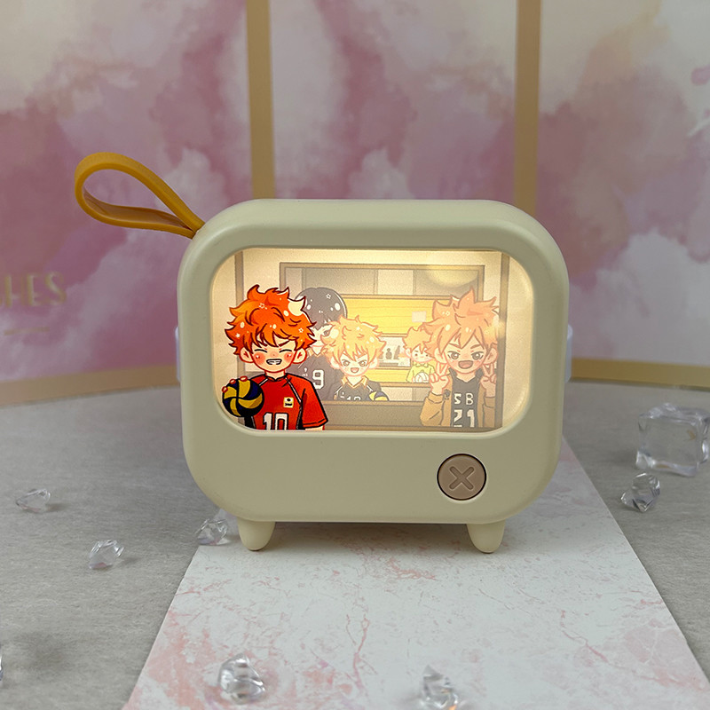 夕暮れの光と影のTV【ハイキュー】