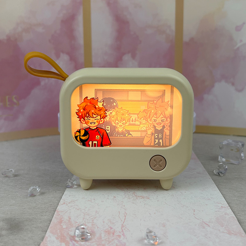 夕暮れの光と影のTV【ハイキュー】