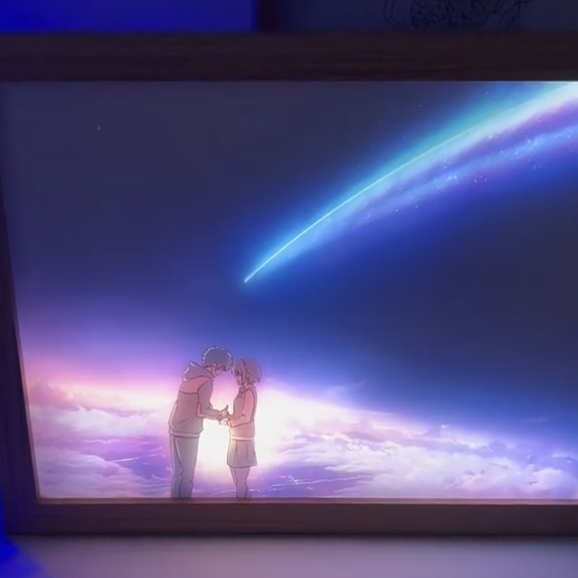 夕暮れの光と影のフレーム【君の名は】