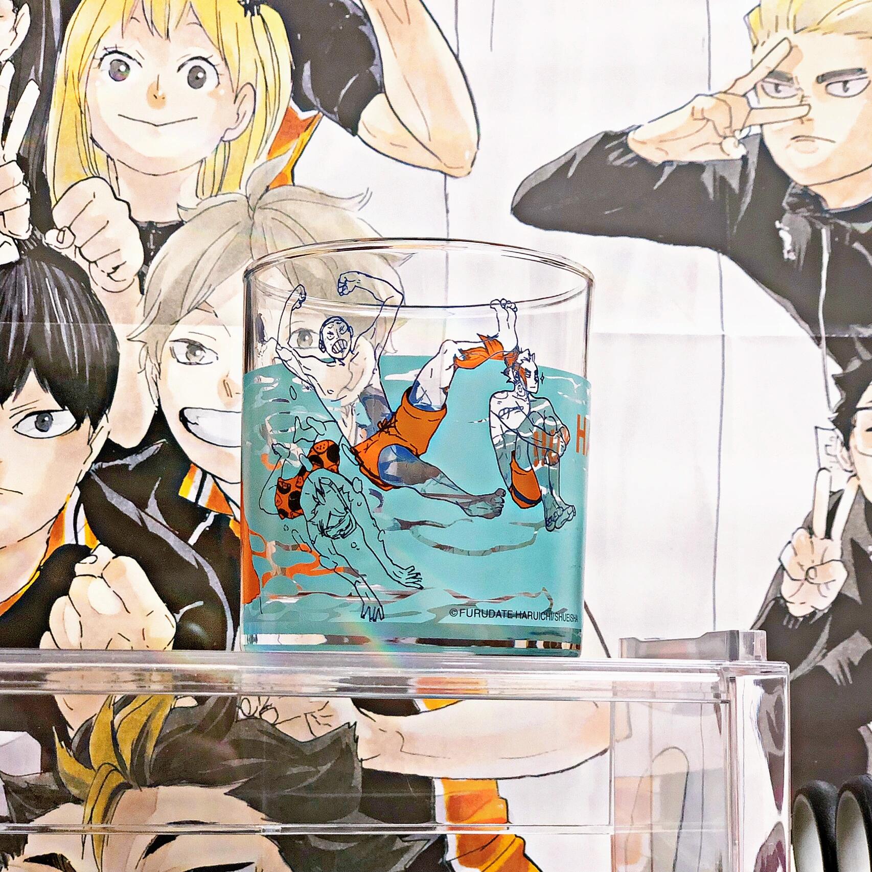 透明ガラスカップ【ハイキュー】3種類