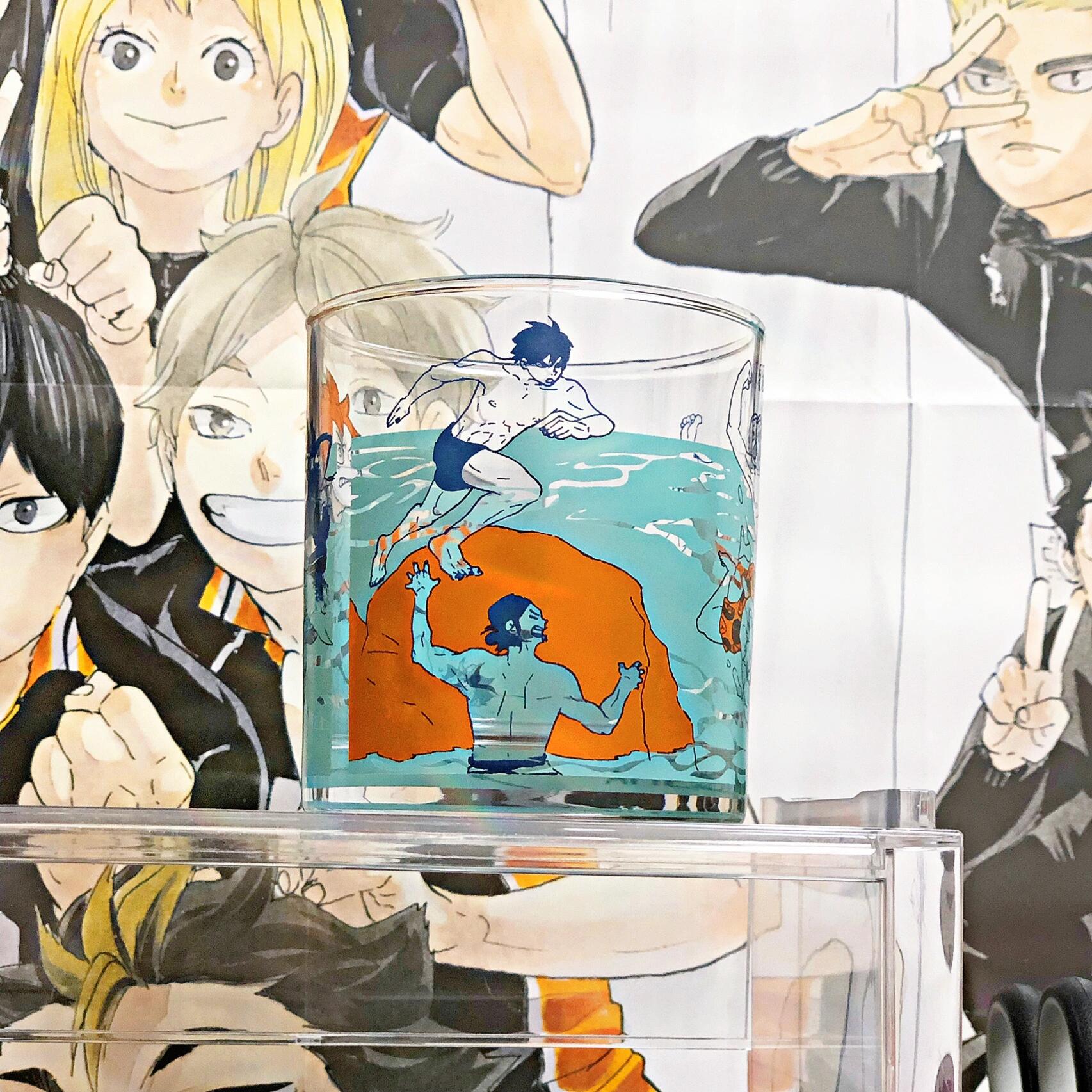 透明ガラスカップ【ハイキュー】3種類