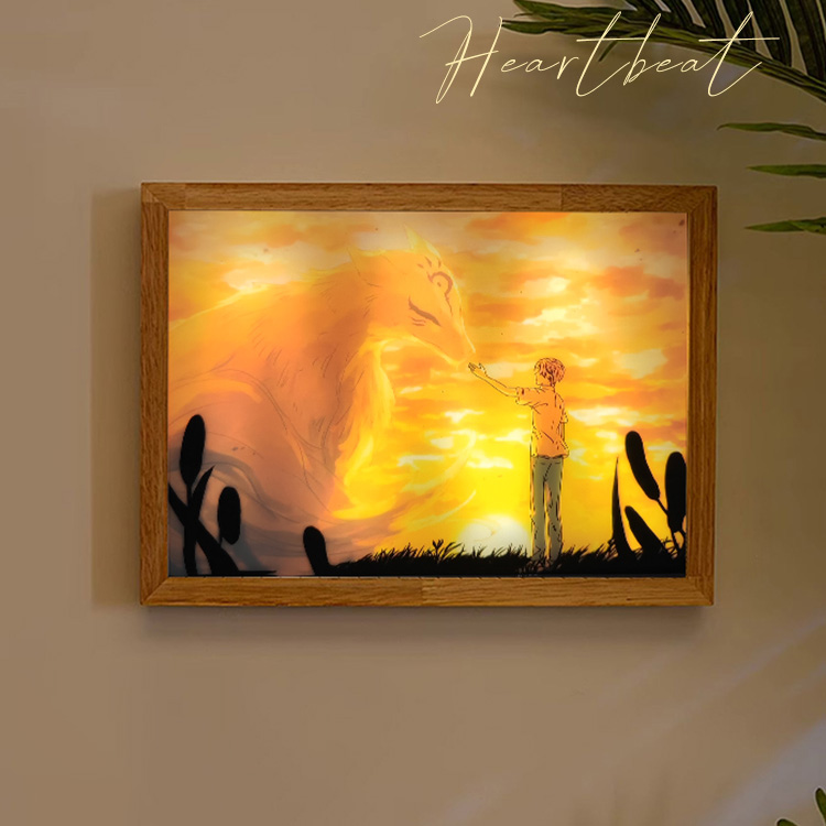 夕暮れの光と影のフレーム【夏目友人帳】