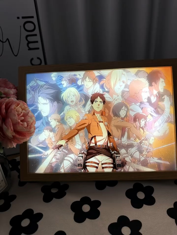 夕暮れの光と影の絵【進撃の巨人-エレン】10種類