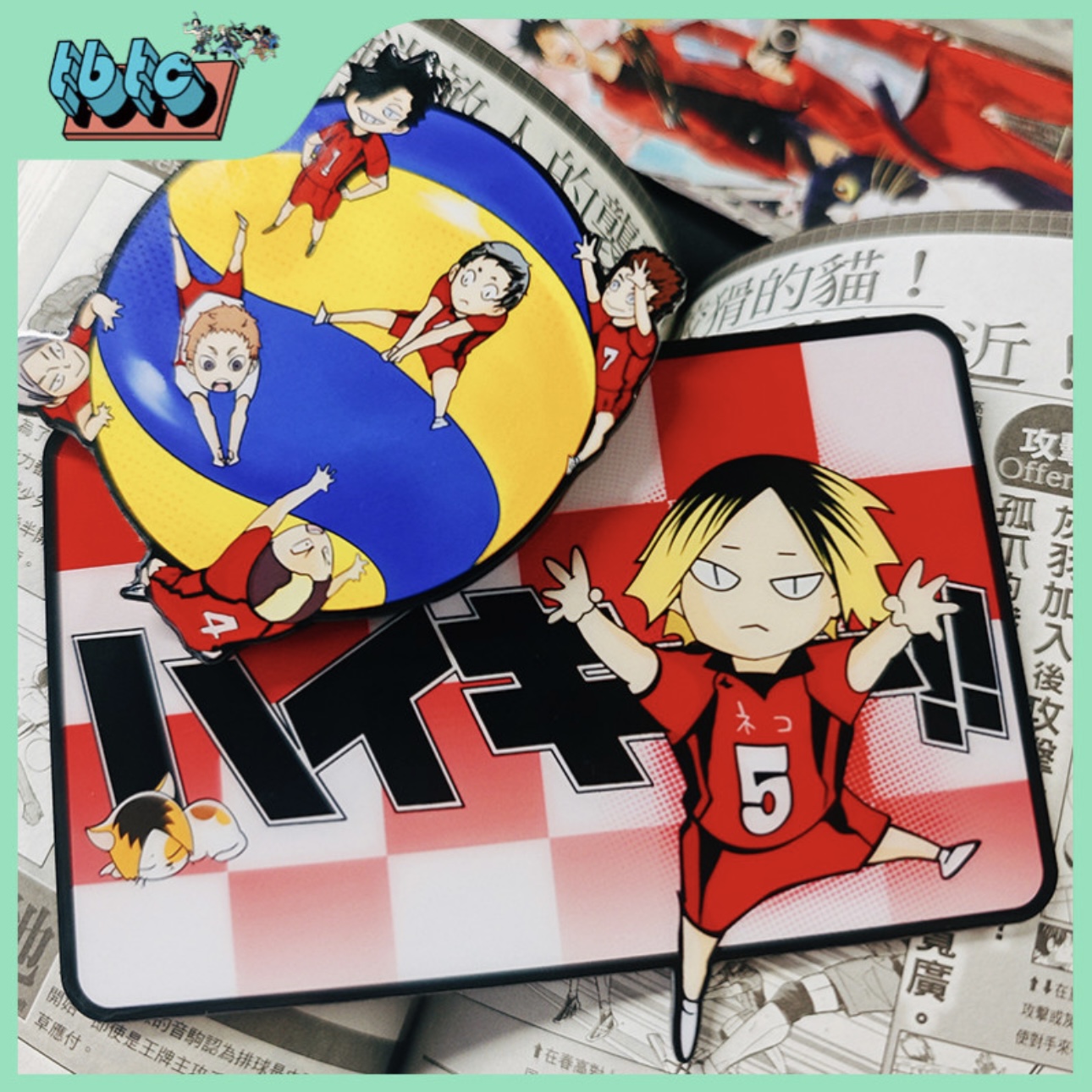 かわいいキャラクター冷蔵庫マグネット【ハイキュー】