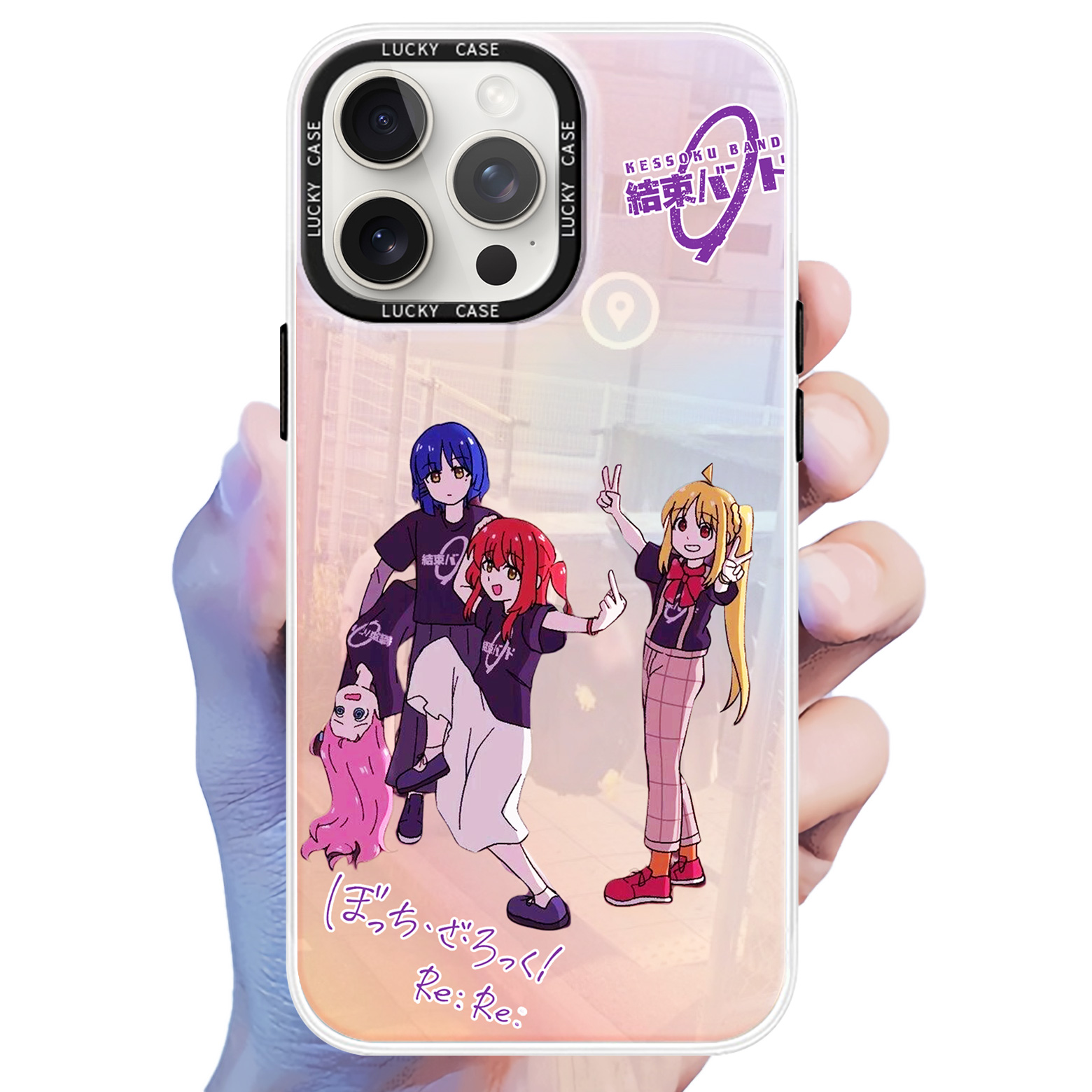 レーザーグラデーションスマートフォンケース【ぼっち・ざ・ろっく！/結束バンド】