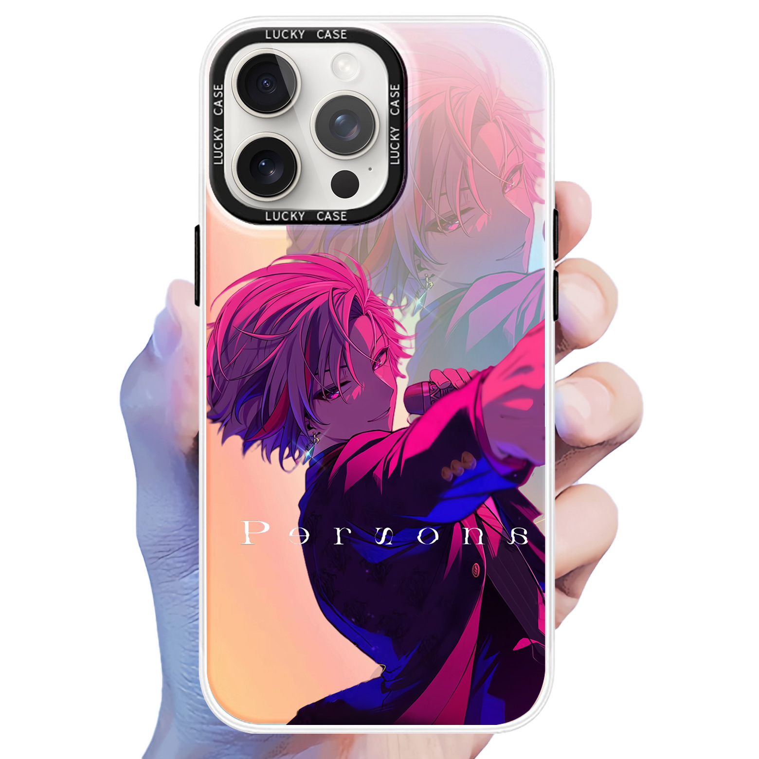 レーザーグラデーションスマートフォンケース【不破湊/Persona】