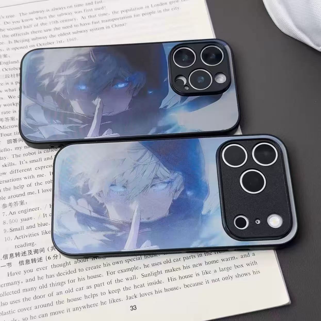 レンチキュラー スマホケース 角度で変化する3D立体アート【JujutsuKaisen/呪術廻戦】