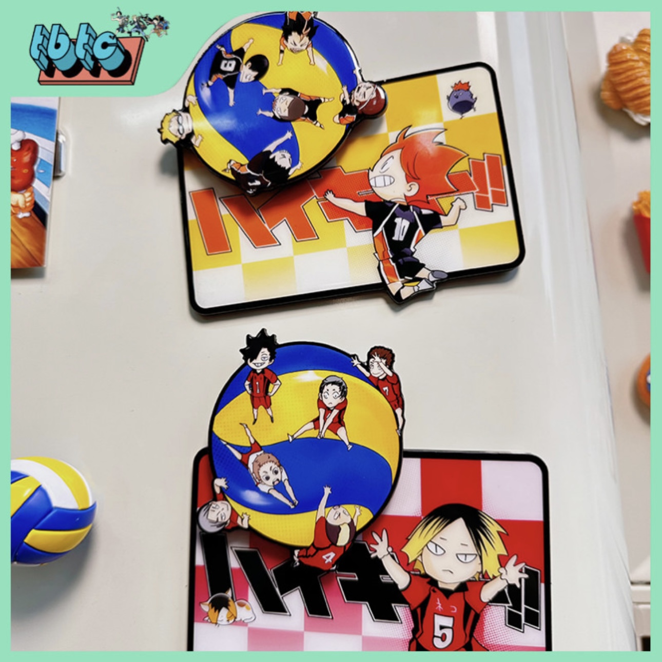 かわいいキャラクター冷蔵庫マグネット【ハイキュー】