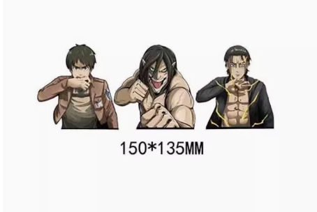 グラデーションステッカー【進撃の巨人】