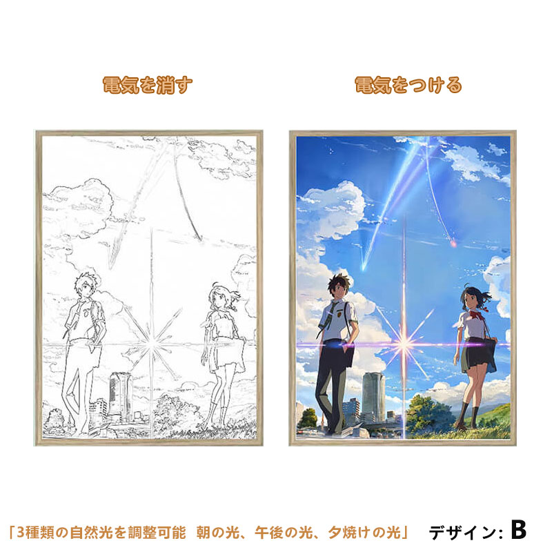 夕暮れの光と影のフレーム【君の名は】