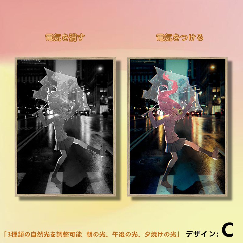 夕暮れの光と影の絵【ぼっち・ざ・ろっく！】3種類