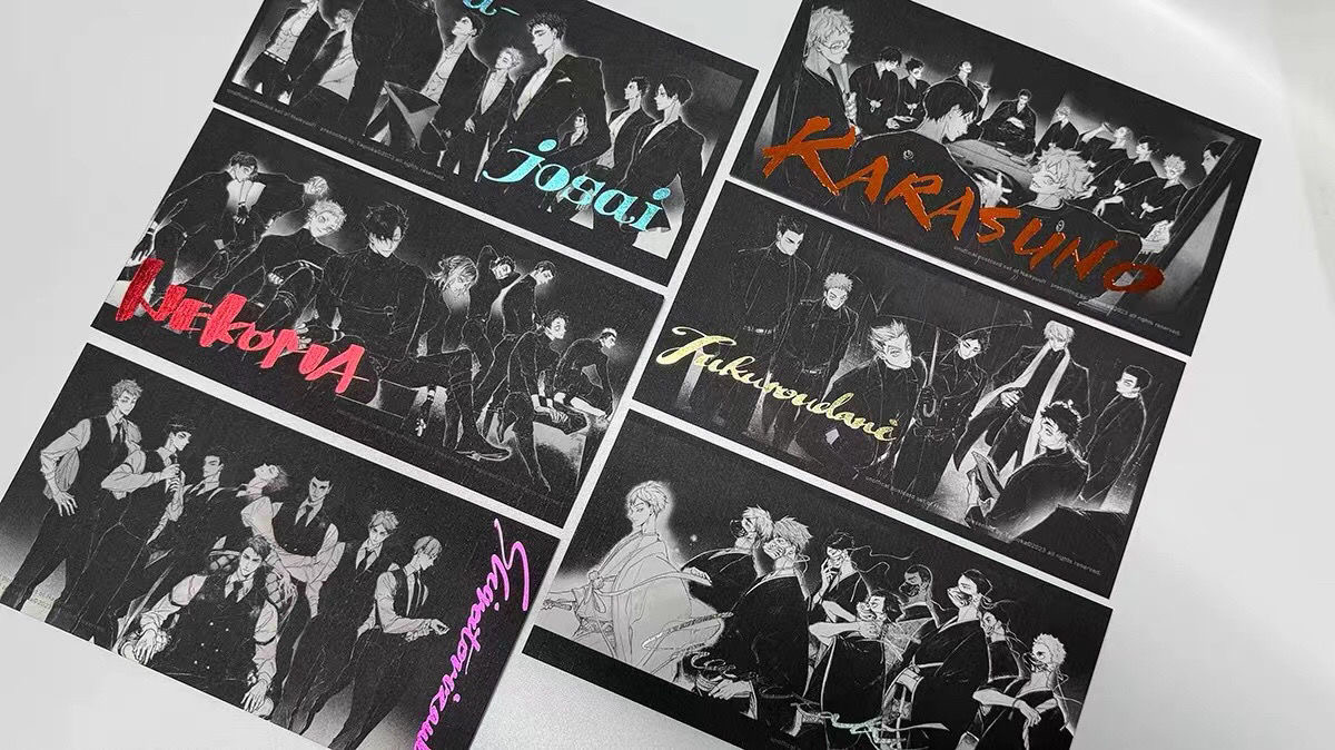 ハイキュー/ポストカードバラ売り グッズ-ポストカード】ハイキュー!! 縁日 8連ポストカードセット