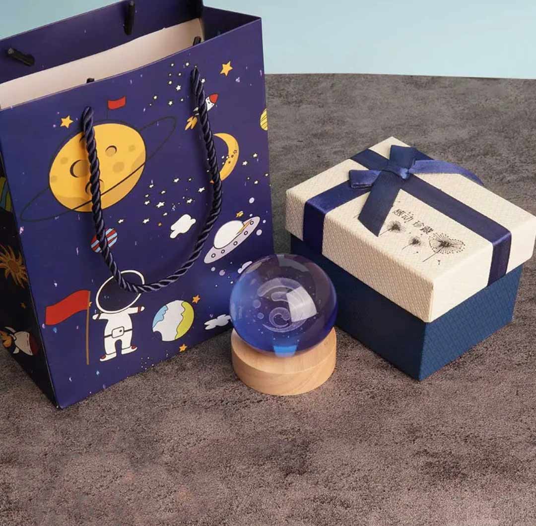 原神 神の目 水晶球 ナイトライト 6CM