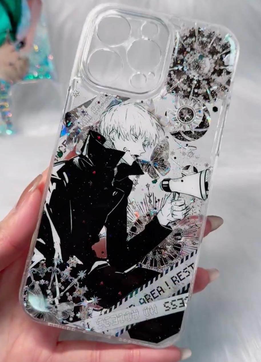 流沙麻將電話ケース 五条悟【呪術廻戦】