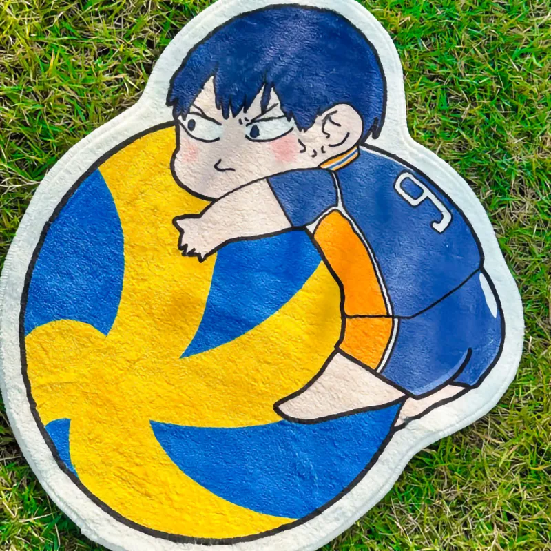 豪華なカーペット滑り止め吸引フットパッド肥厚カシミア暖かいフロアマット【ハイキュー】