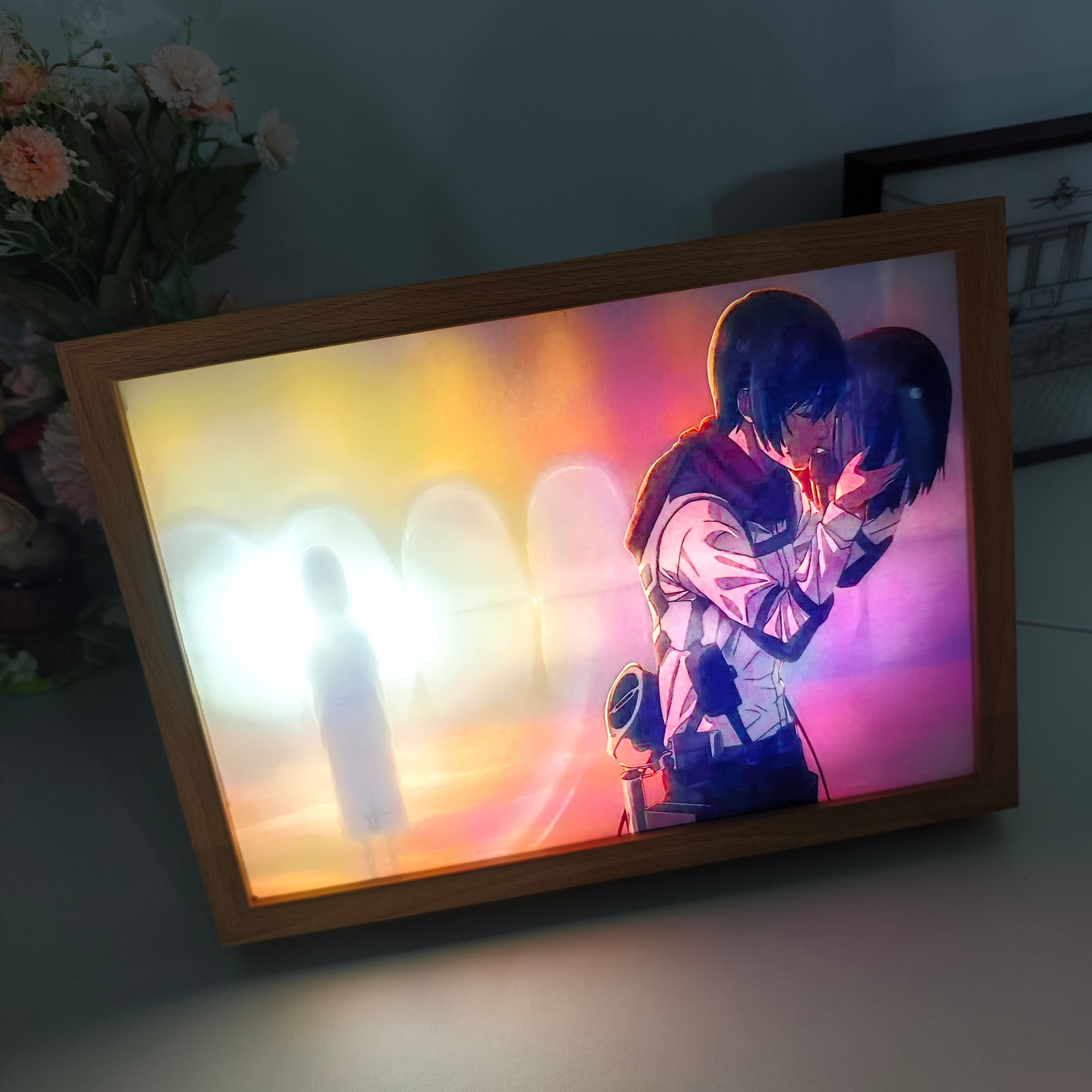 夕暮れの光と影のフレーム【進撃の巨人-完結編】3種類