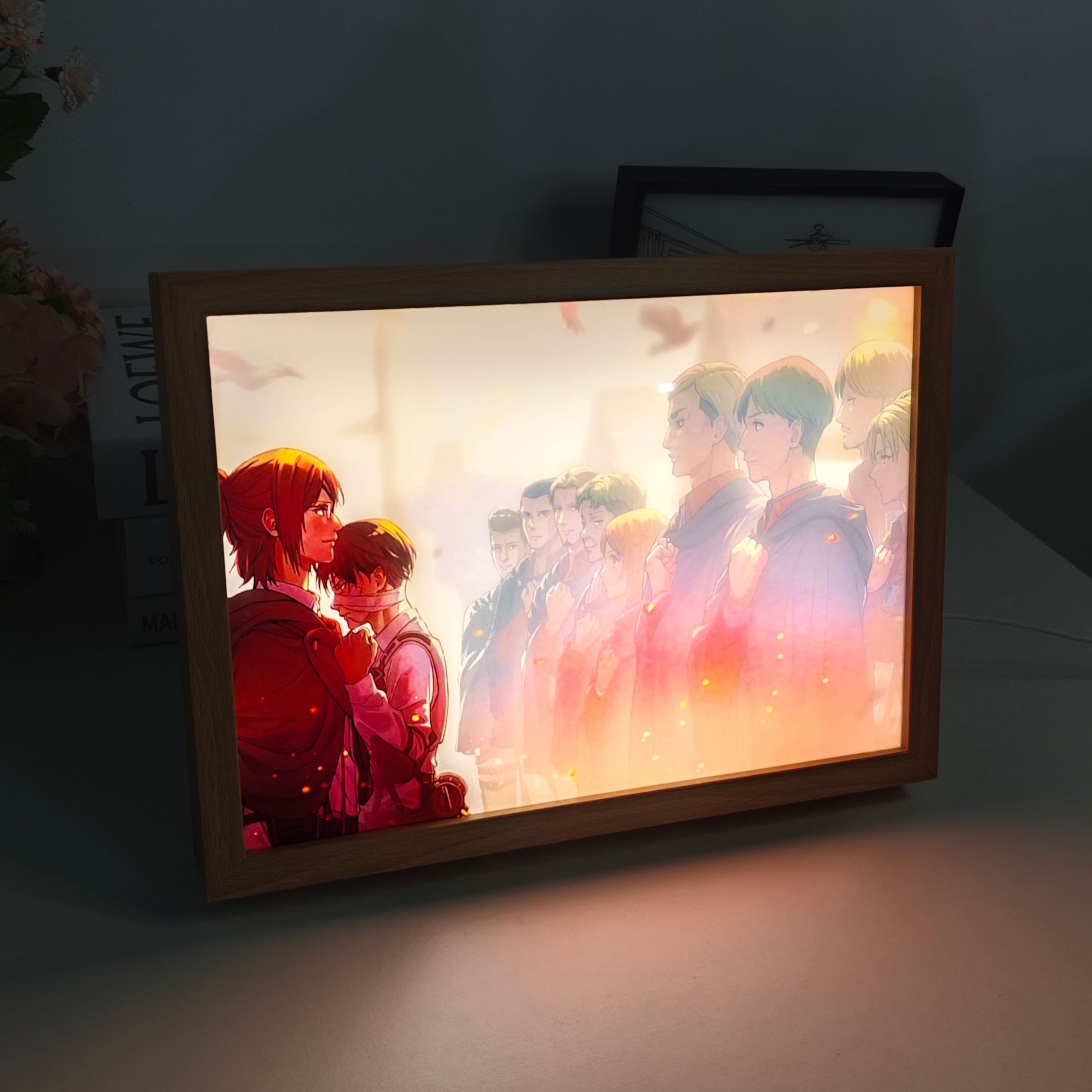 夕暮れの光と影のフレーム【進撃の巨人】