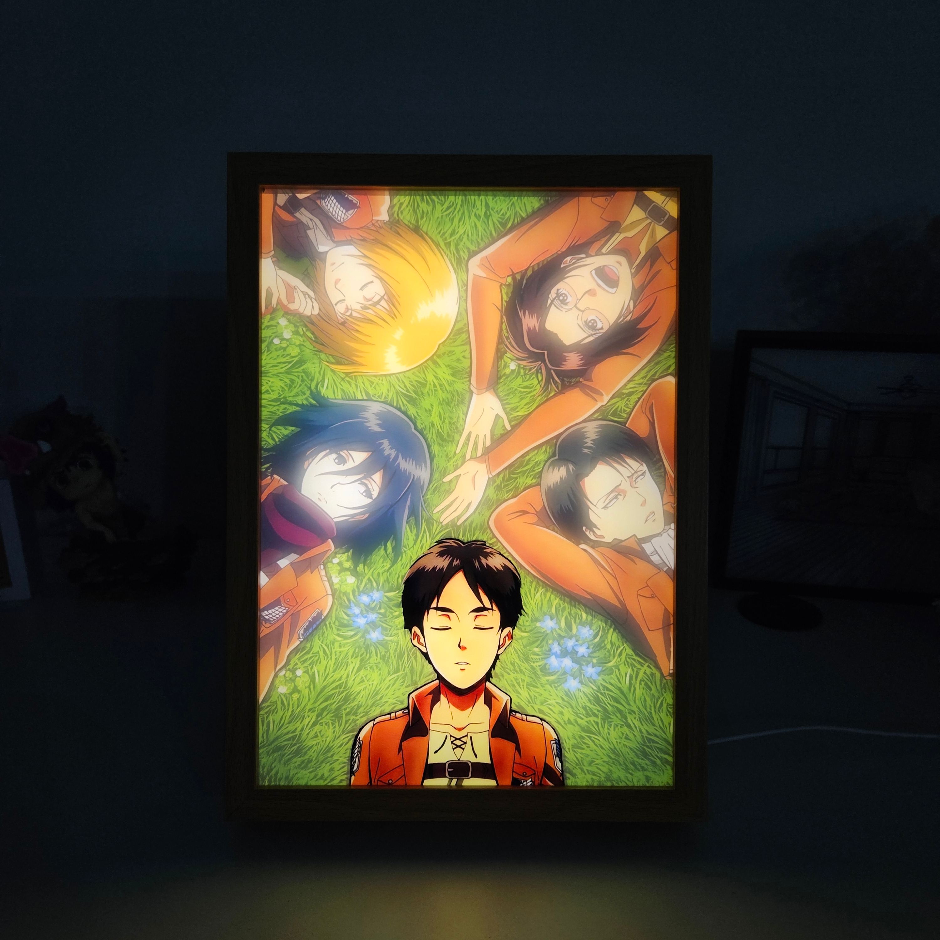 夕暮れの光と影のフレーム【進撃の巨人-エレン】21種類