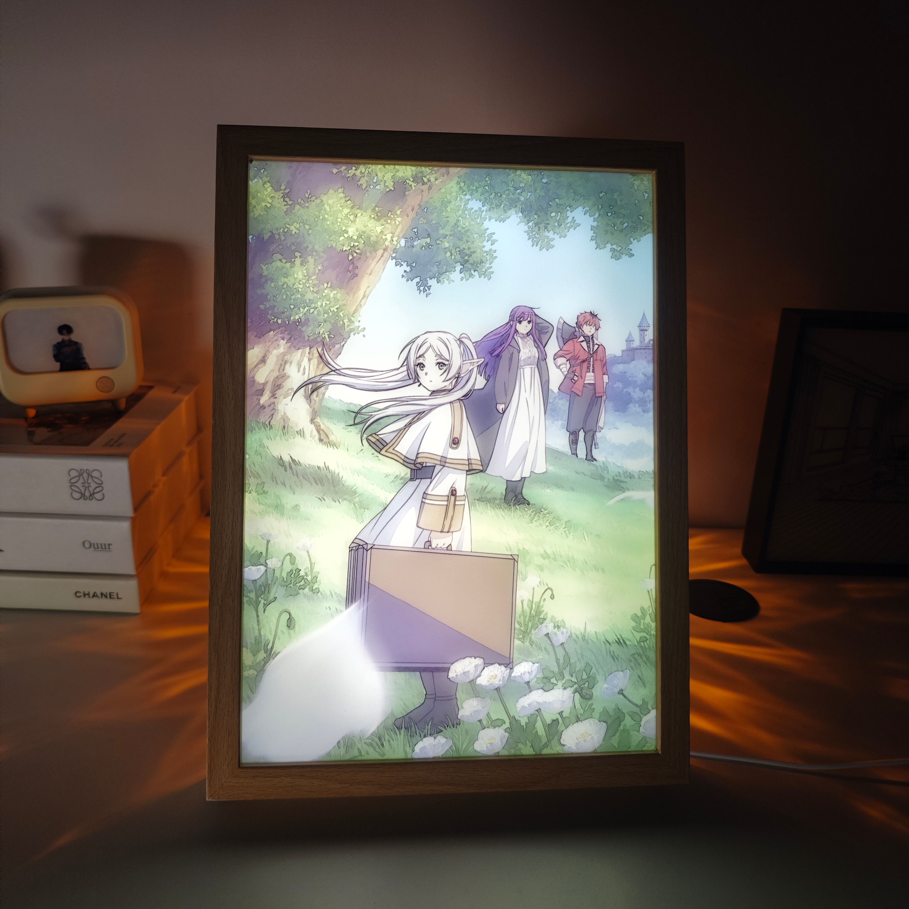 夕暮れの光と影の絵【葬送のフリーレン】4種類