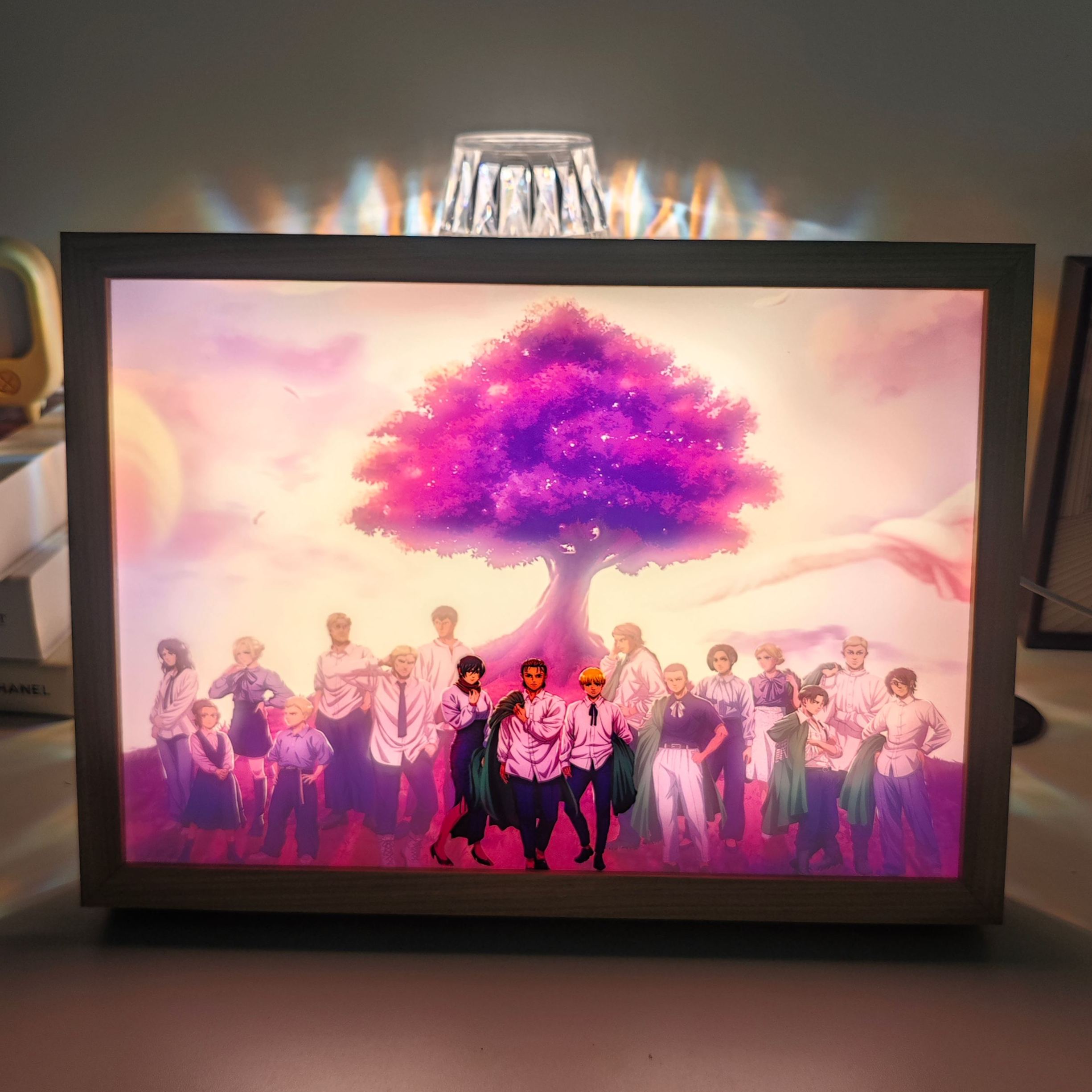 夕暮れの光と影のフレーム【進撃の巨人-キャラクター大集合写真】5種類