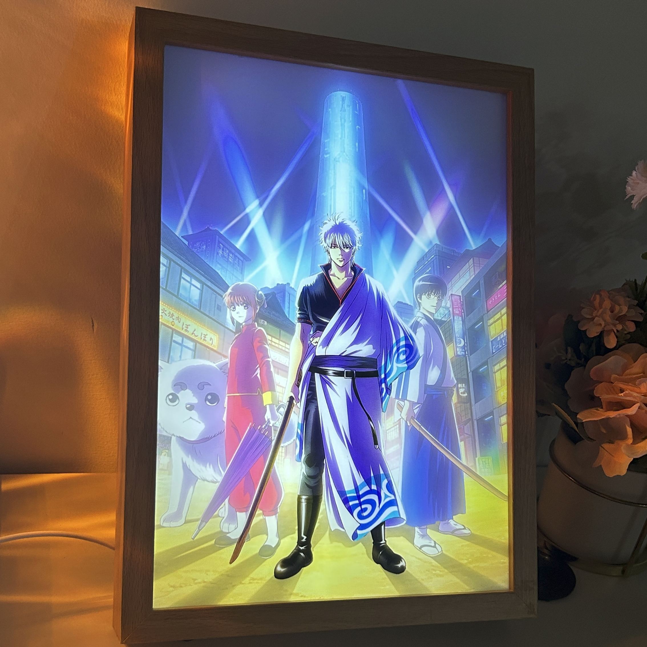 夕暮れの光と影の絵【銀魂】