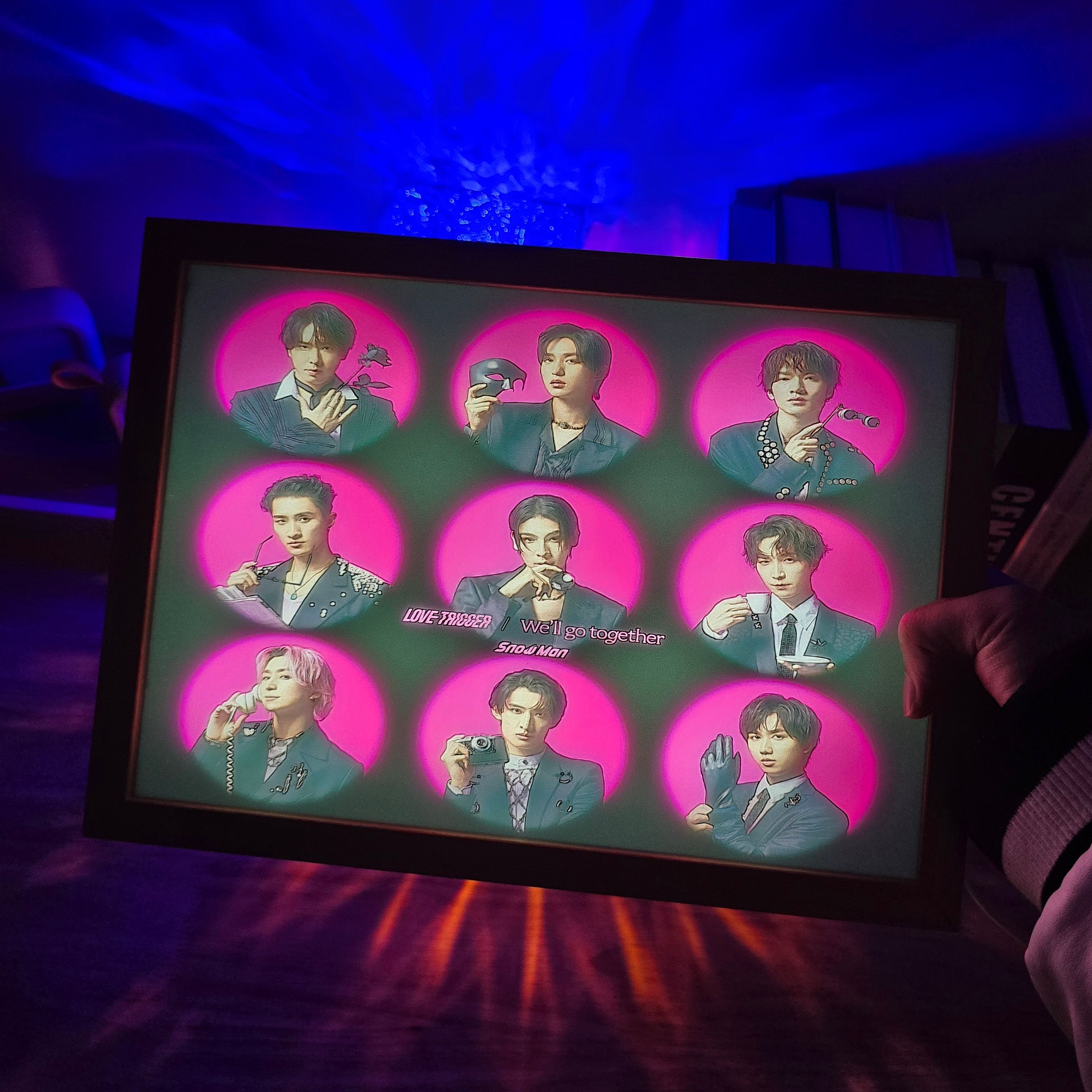 夕暮れの光と影の絵【Snow Man】