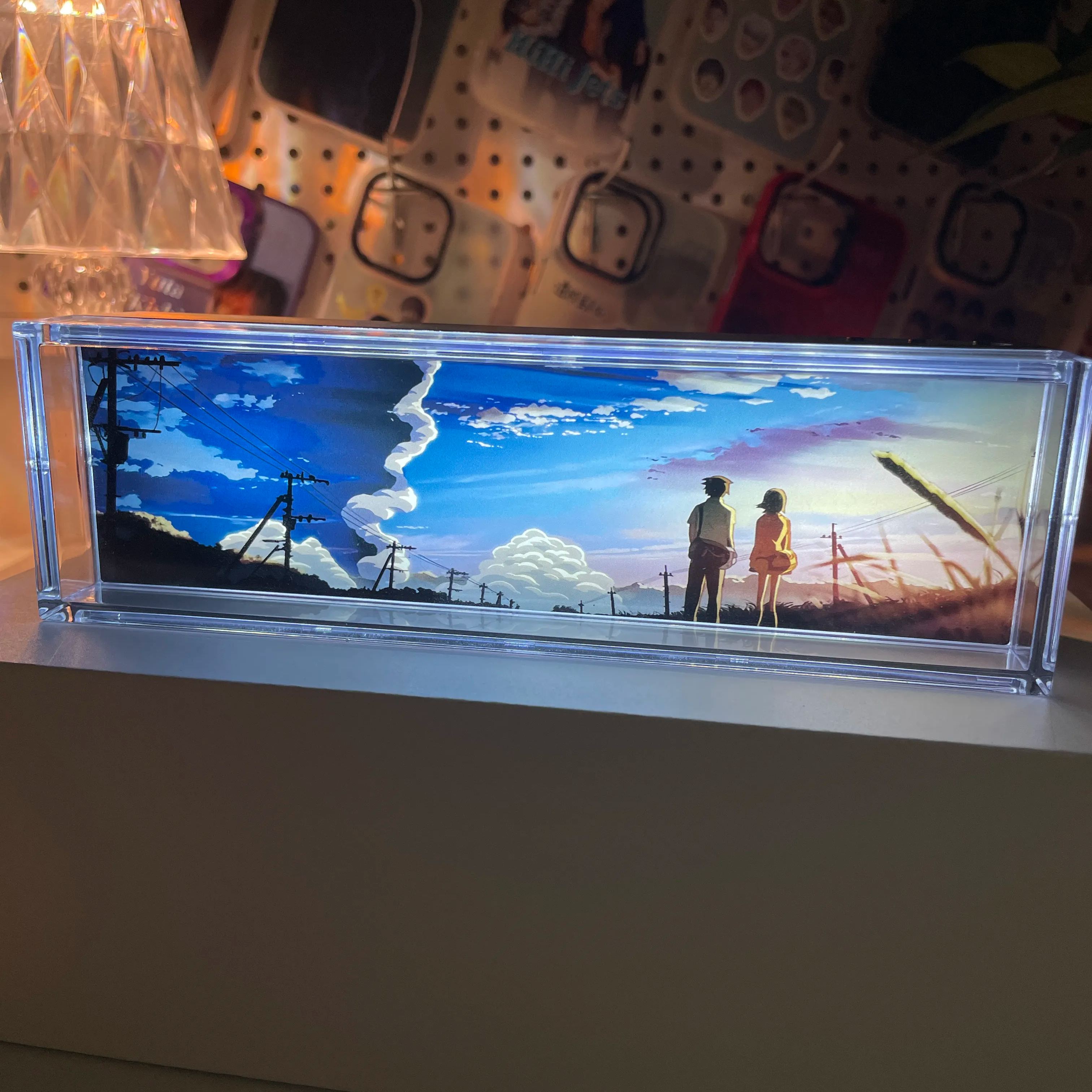 夕暮れの光と影のナイトライト【君の名は】