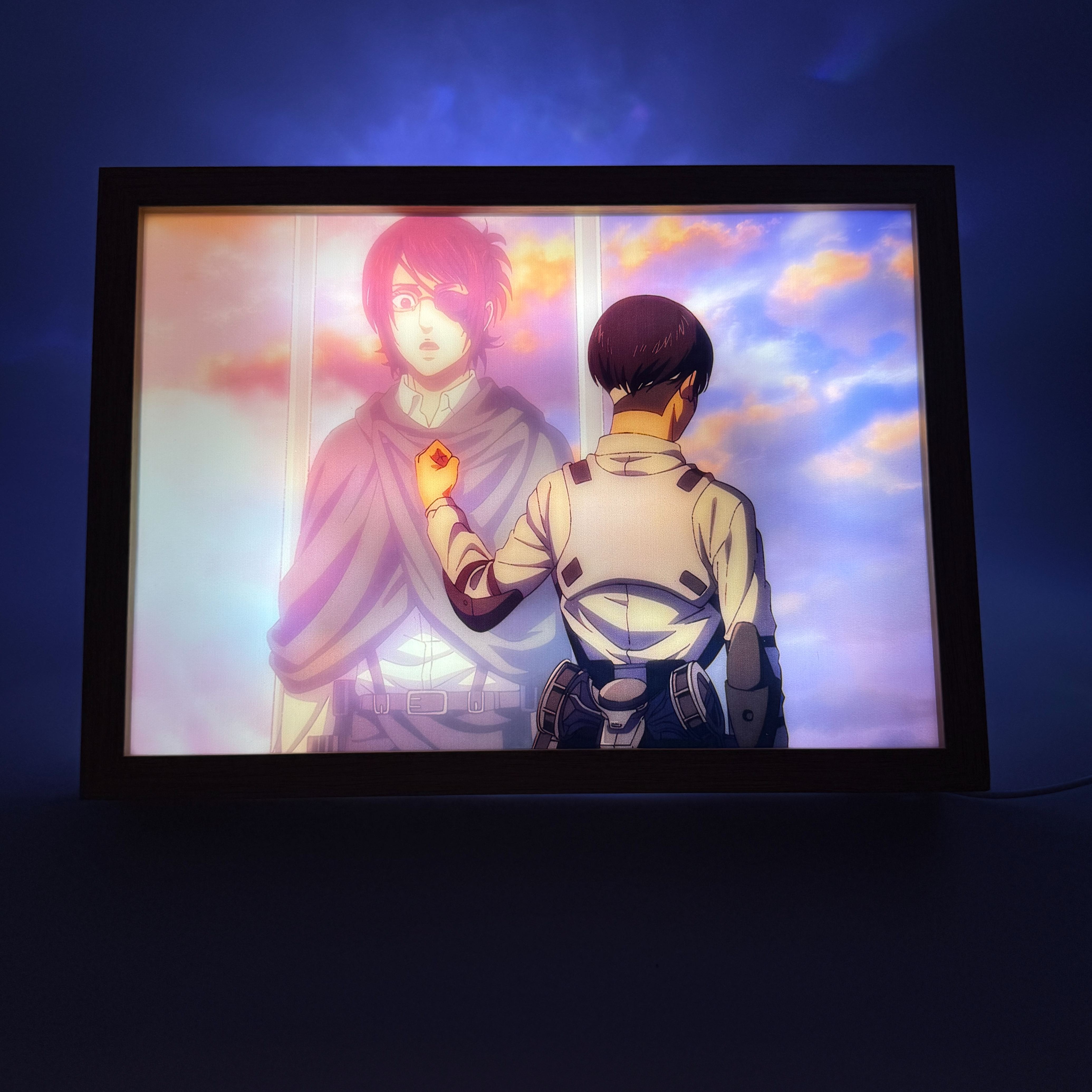 夕暮れの光と影の絵【進撃の巨人/Attack on Titan】