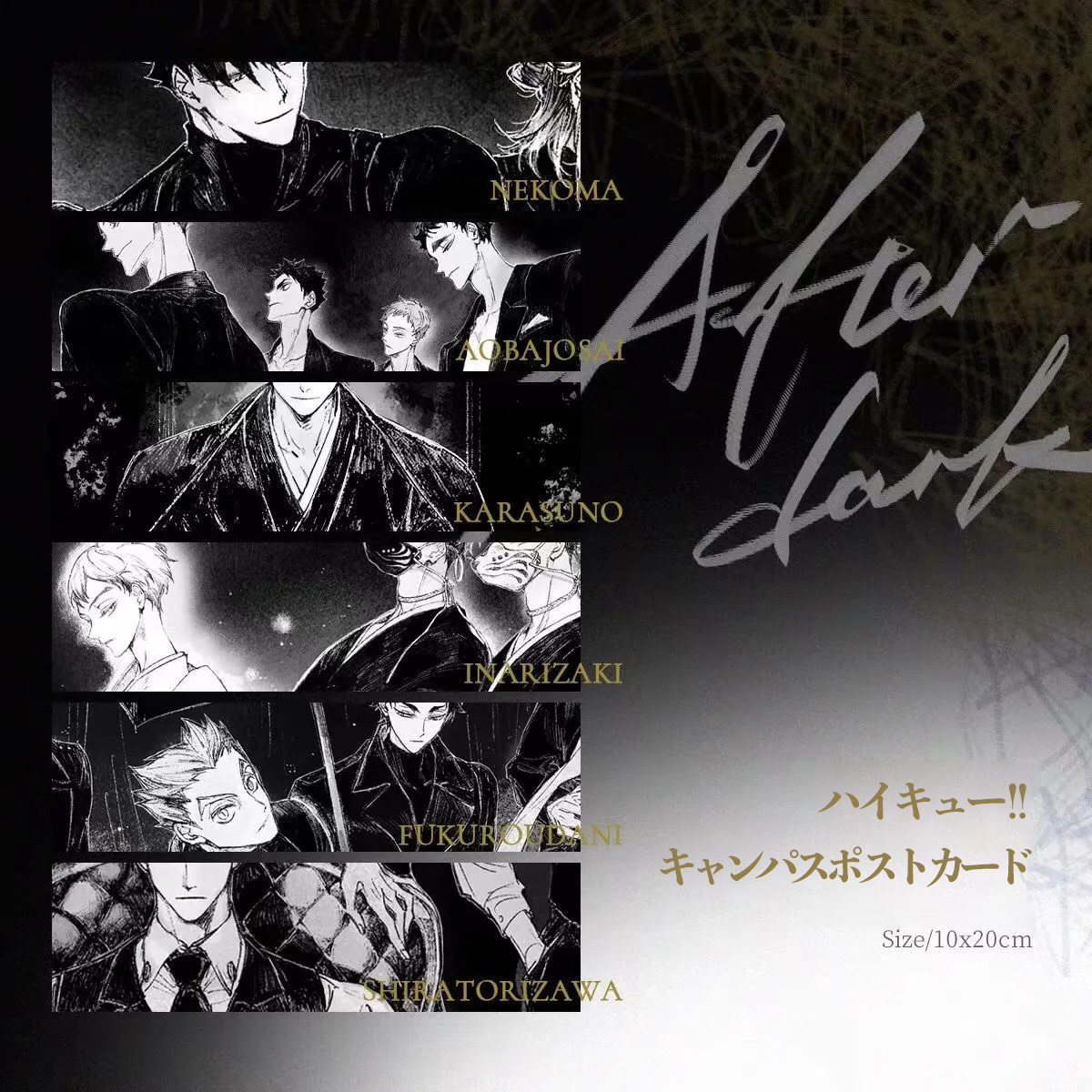 キャンパスポストカード【ハイキュー】