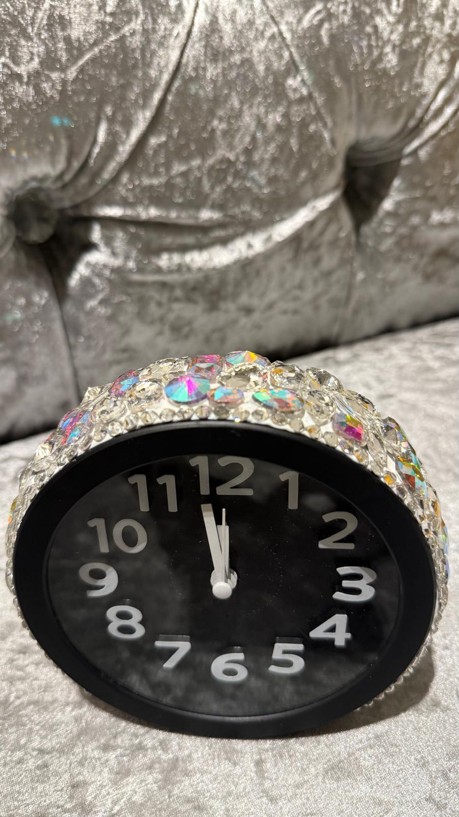 Alarm Clock Round - BIG CRYSTAL