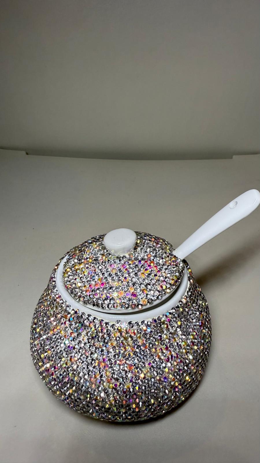 Creamer Bowl with Spoon