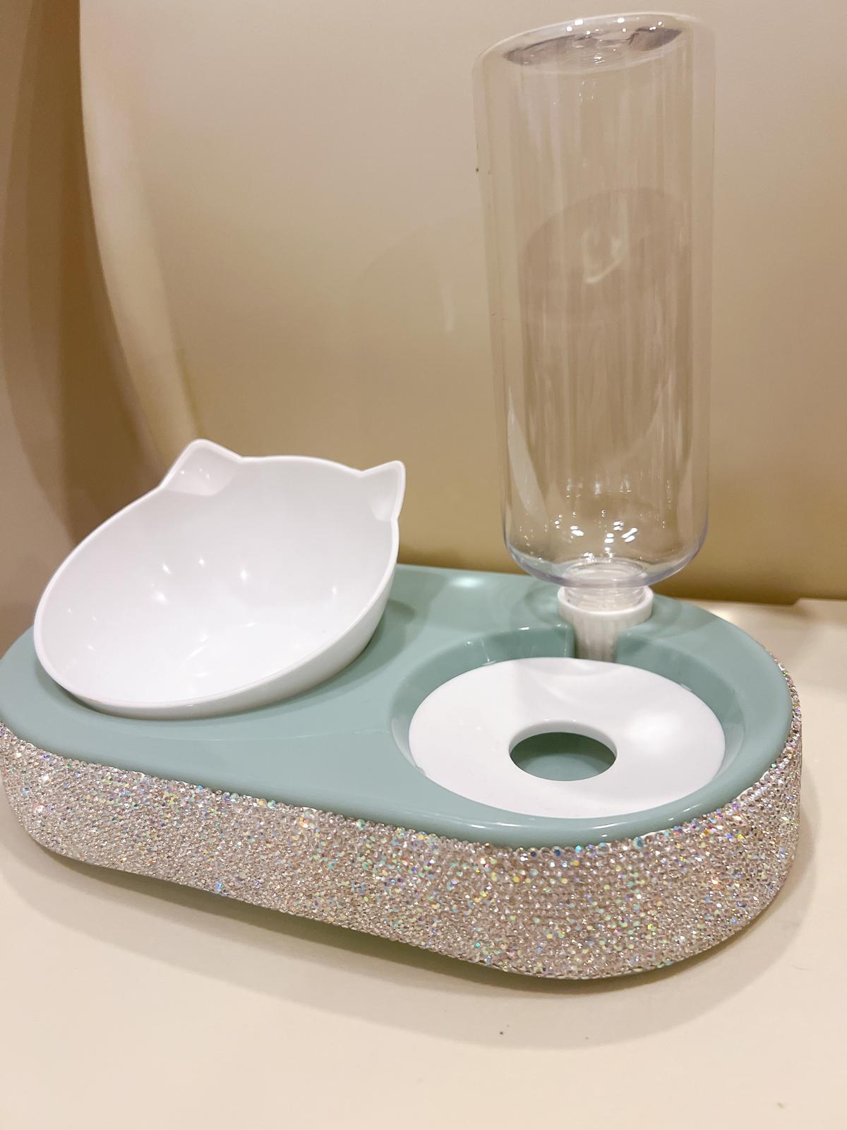 Pet Drinking Bowl - Cat Design