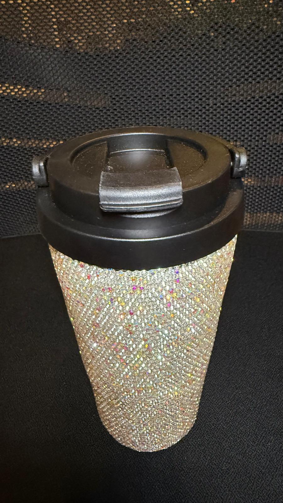 Thermal Coffee Mug (Black Cover) - PLAIN