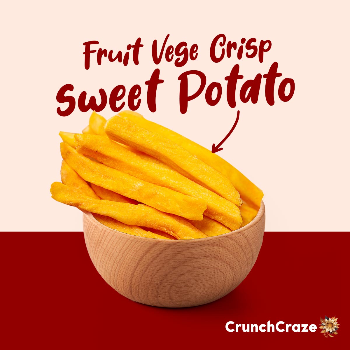 Fruit Vege Crisp-Sweet Potato(100g)