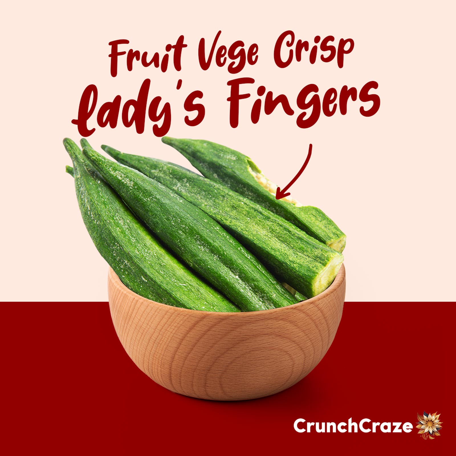 Fruit Vege Crisp-Okra(100g)