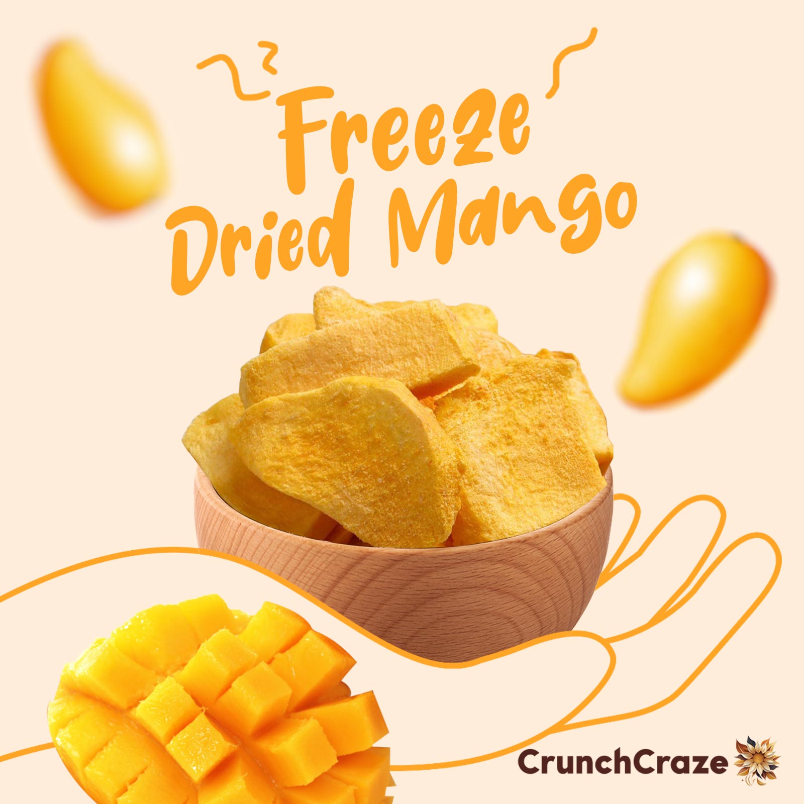 Freeze Dried Mango(50g)