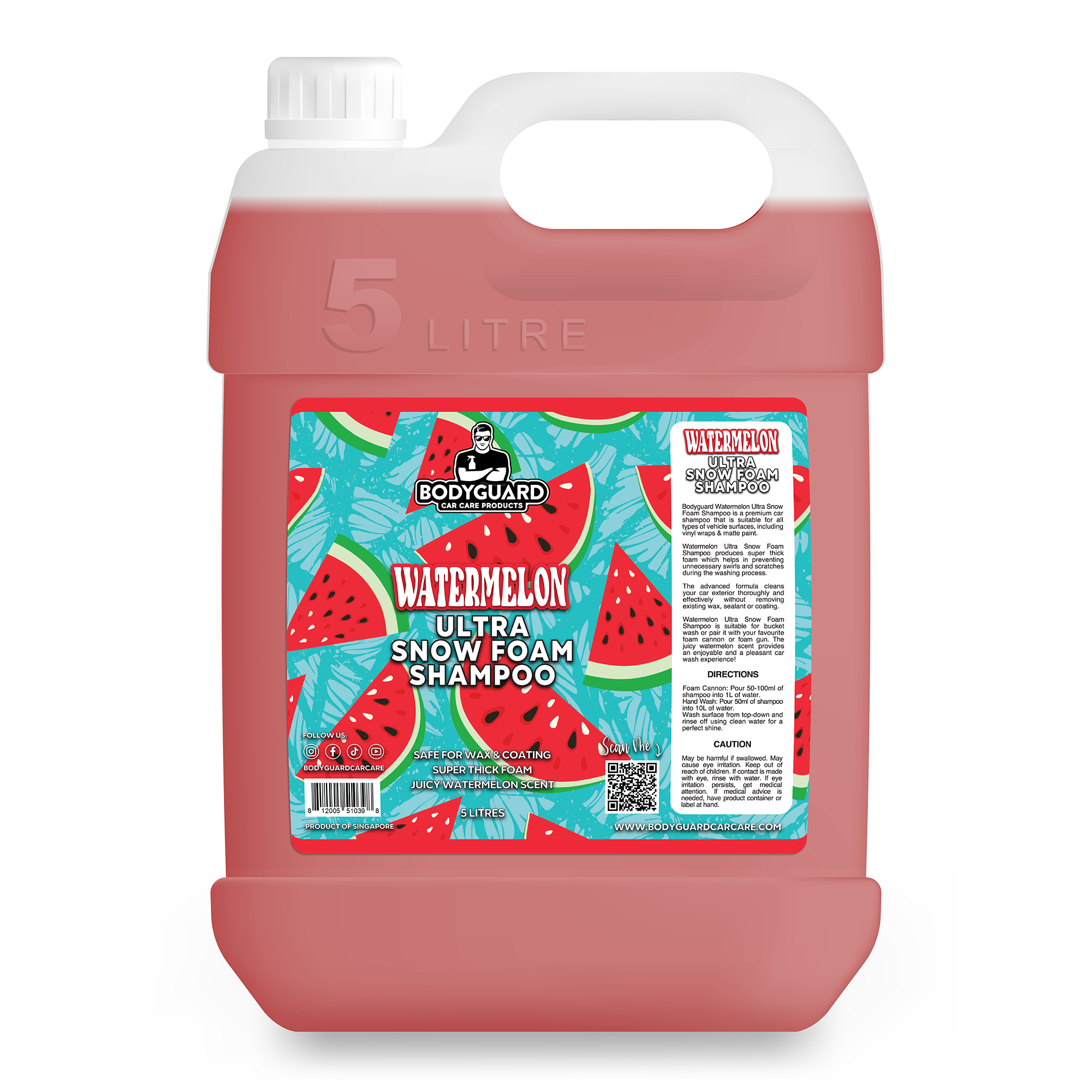 Watermelon Ultra Snow Foam Shampoo