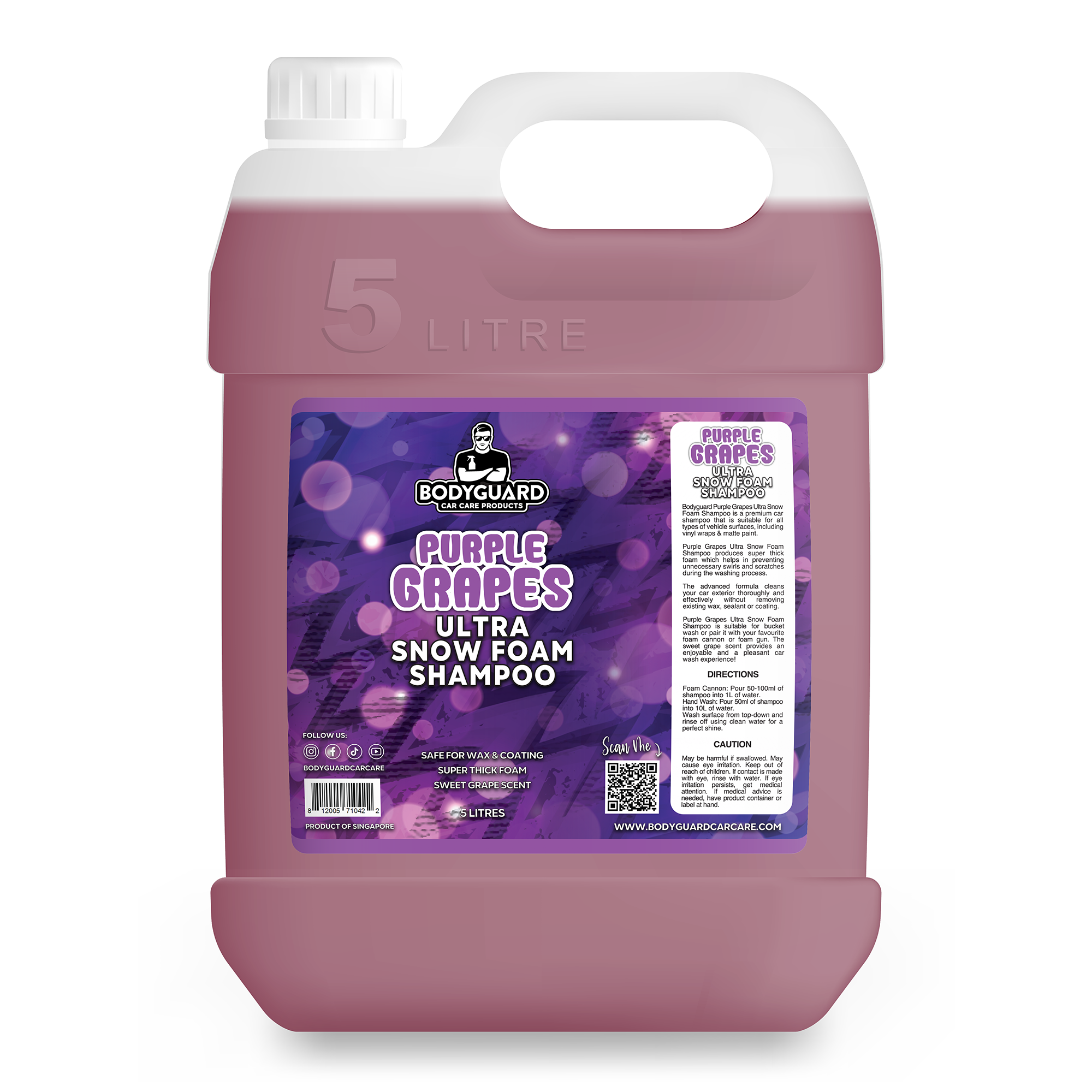 Purple Grape Ultra Snow Foam Shampoo
