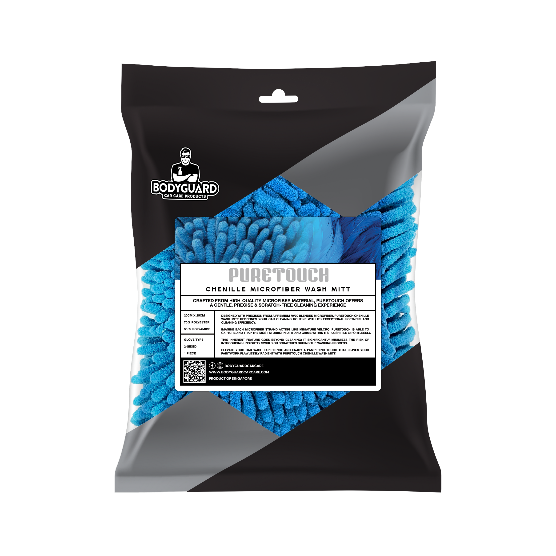 Puretouch Chenille Wash Mitt