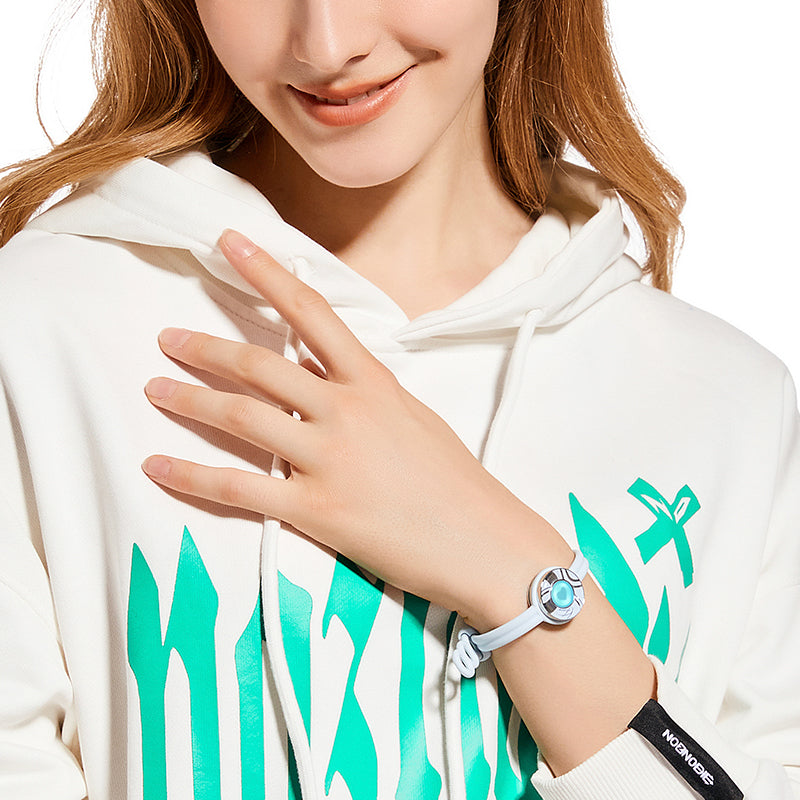 Candy 長距離タッチブレスレット スマートブレスレット ペアブレスレット インタラクティブ可能 (Marshmallow Blue)-Style B