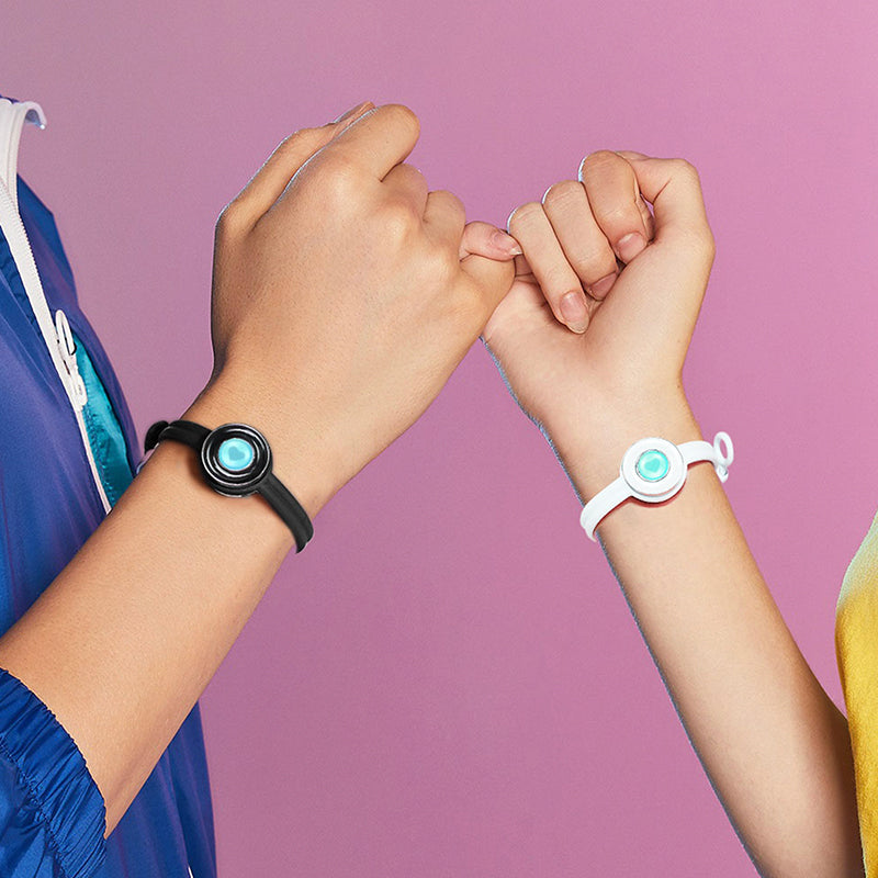 Candy 長距離タッチブレスレット スマートブレスレット ペアブレスレット インタラクティブ可能 (Coconut whisper white)