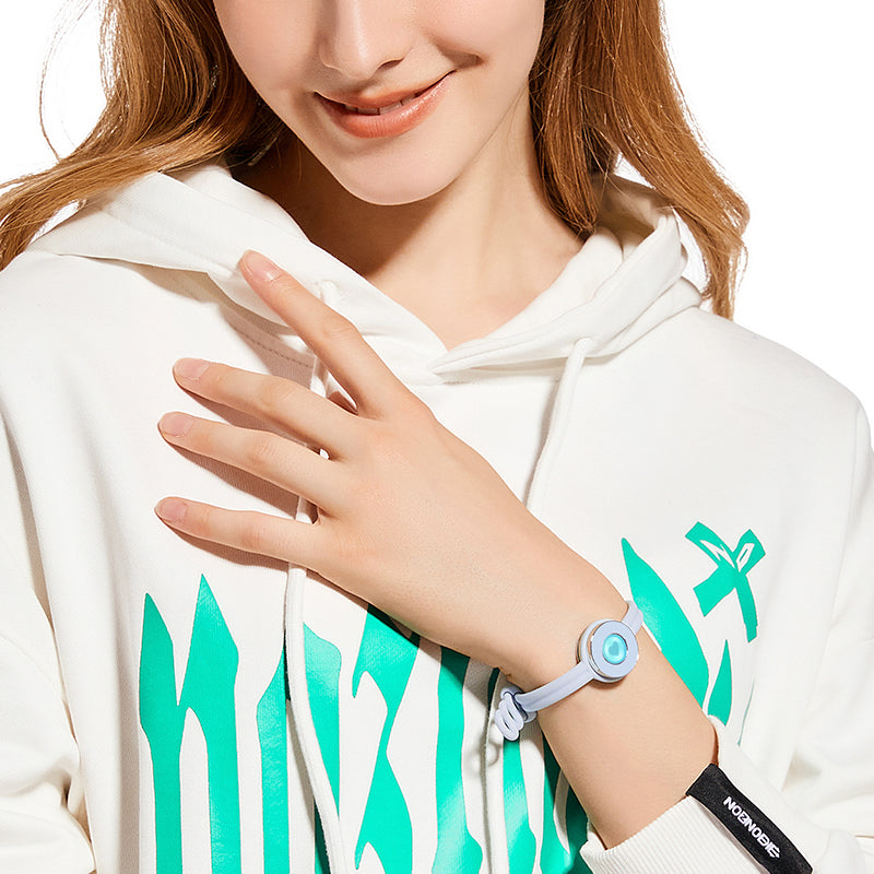 Candy  長距離タッチブレスレット スマートブレスレット ペアブレスレット インタラクティブ可能 (Marshmallow Blue) Style A