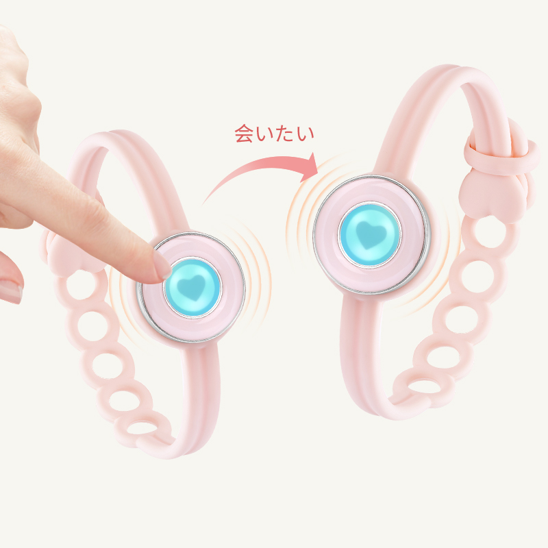 キャンディオリジナルタッチブレスレット（ピンク+ピンク）