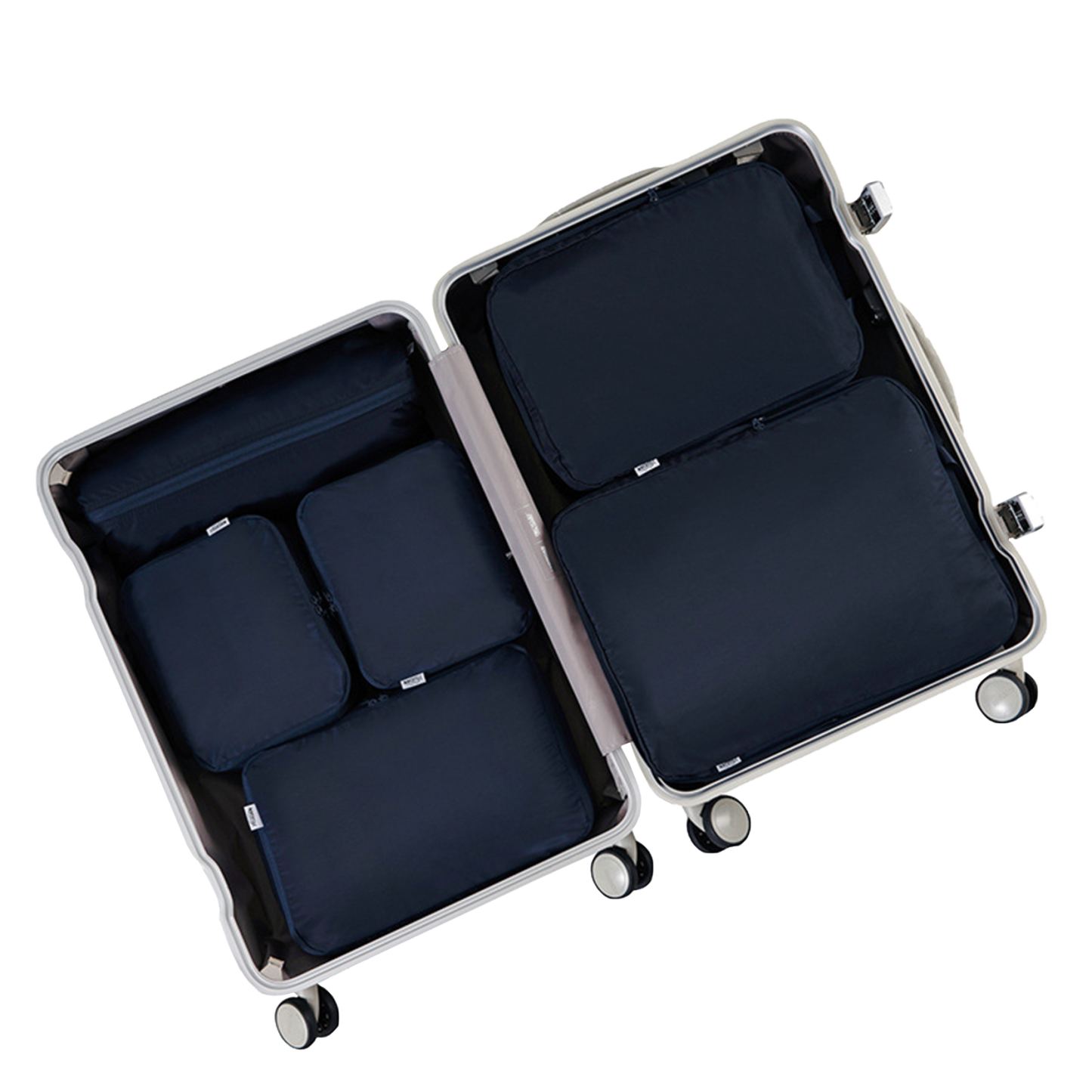 Travel Packing Organizer Bags for Luggage Clothes, Shoes, Underwear, and Compression Storage Pouches