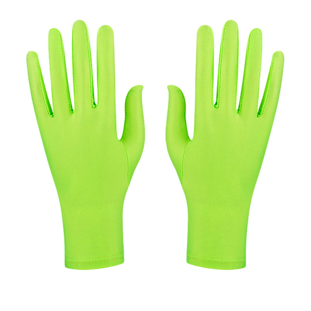 Colorful Spandex Lycra Performance Gloves