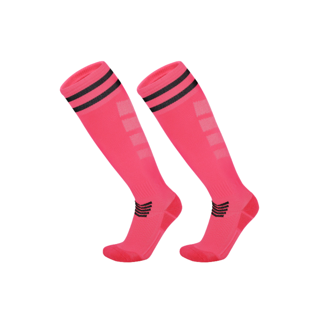 Sports Football Socks, Long Tube, Cushioned, Sweat-Absorbent, Anti-Slip, Durable