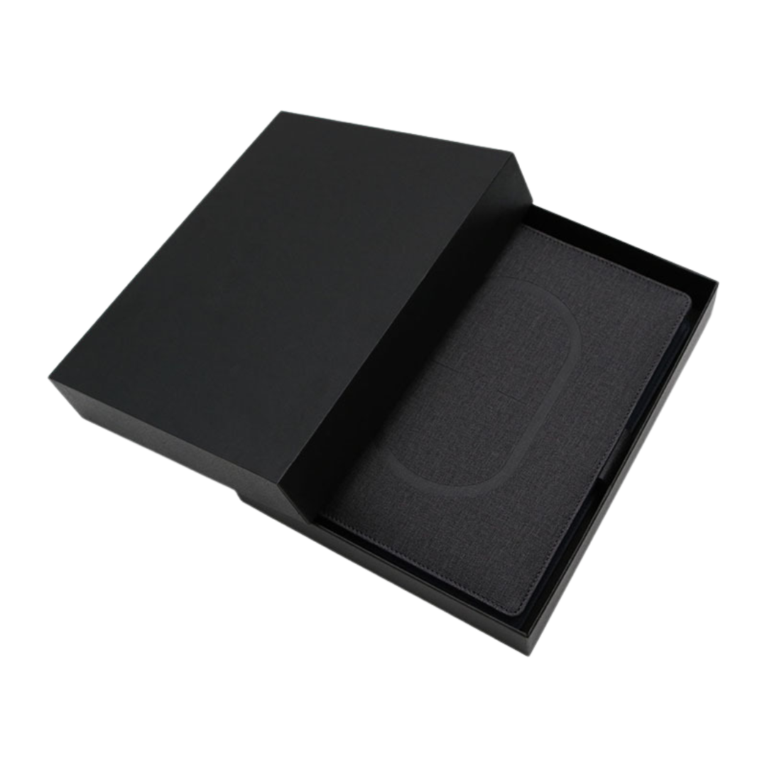 PU Wireless Charging Power Bank Notebook