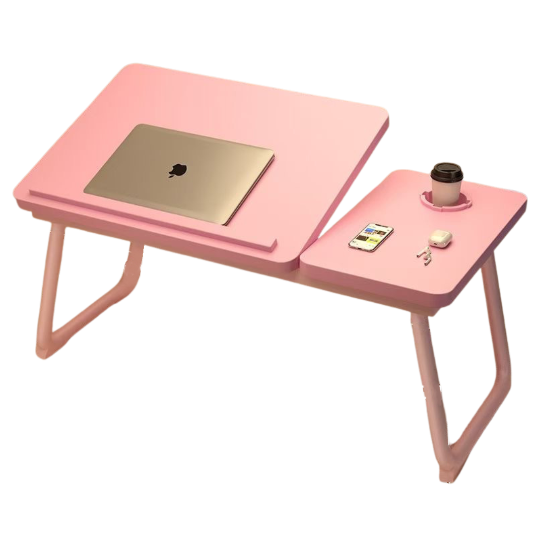 Foldable Adjustable Bed Table – Portable Laptop Desk for Bedroom, Dormitory & Home Study Use